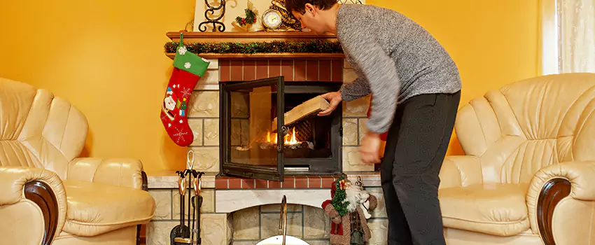 Gas to Wood-Burning Fireplace Conversion Services in North Bay Shore, New York