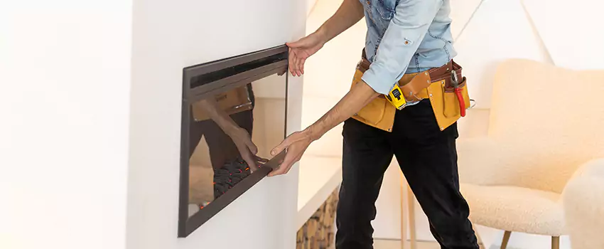 Metal Fireplace Installation in North Bay Shore, New York