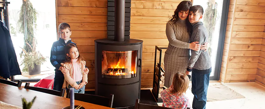 Morso Cast Iron Fireplace Insert Installation in North Bay Shore, New York
