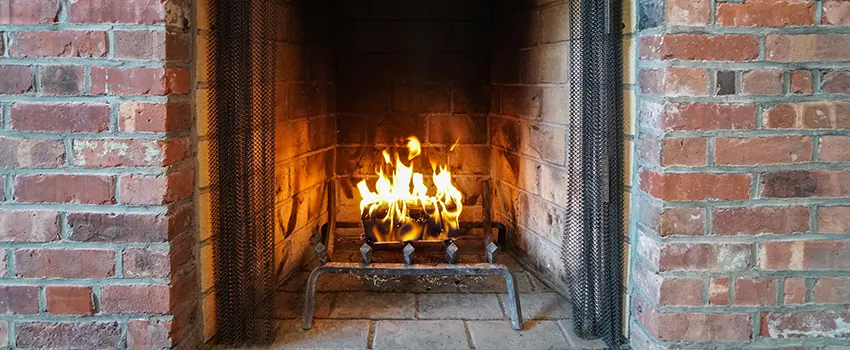 Repairing Damaged Fireplace Tiles in North Bay Shore, New York