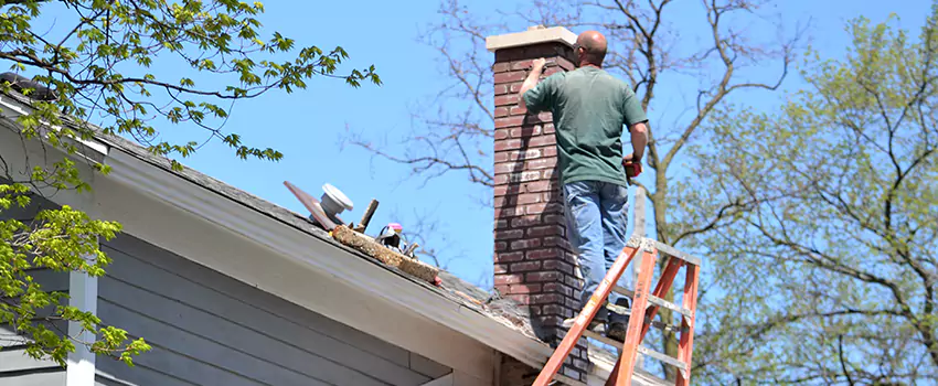 Vinyl and PVC Chimney Flashing Installation in North Bay Shore, NY