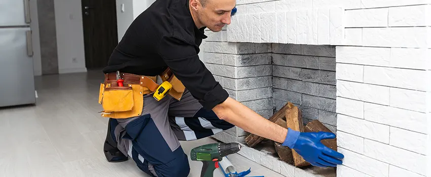 Fireplace Damaged Damper Frame Repair Services in North Bay Shore, New York
