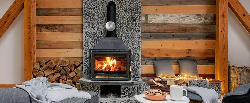 Thelin Hearth Products Direct Vent Gas Stove Fireplace Inspection in North Bay Shore, New York